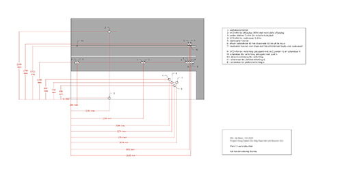 Technische tekening keuken en badkamer voor aannemer, installatietekening. leidingschema, Rotterdam, Amsterdam, Utrecht, Apeldoorn, Groningen, Friesland, 's-Hertogenbosch, Venlo, Den Haag